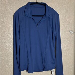 Women's Blue Long Sleeve Top Quick Dry UPF 50+